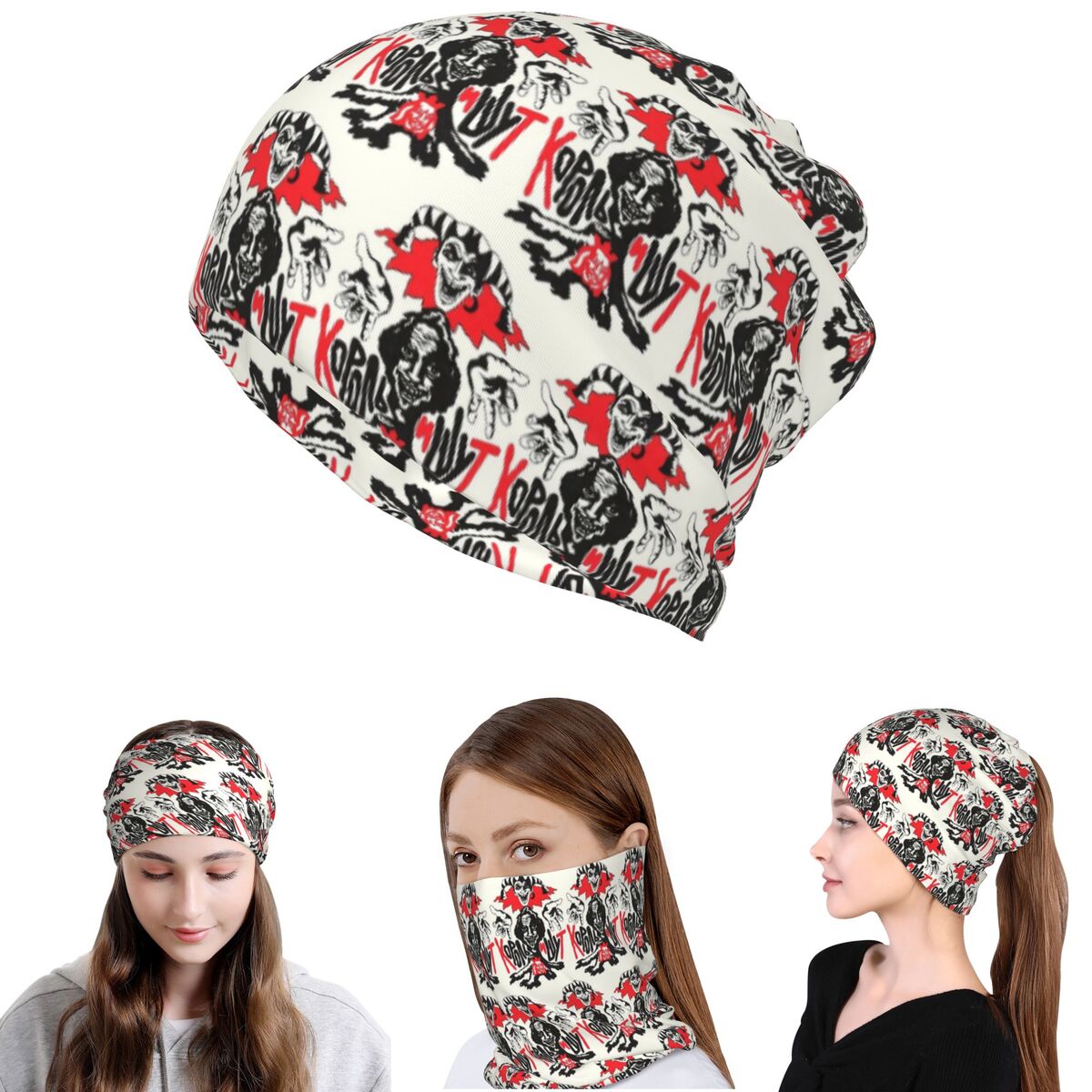 Knit Beanie Hat Warm - Russian Korol I Shut The King
