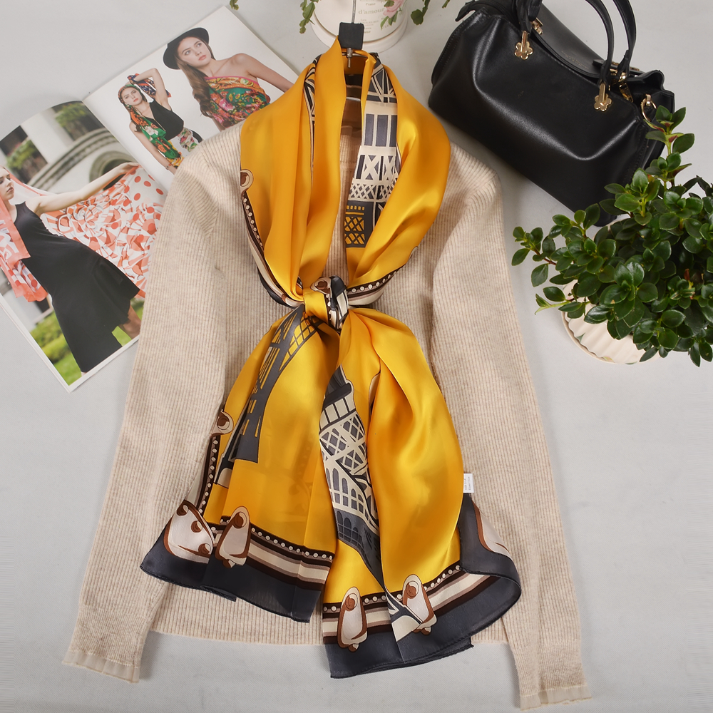 BYSIFA| New Bright Yellow 100% - Shawl Wrap Winter ulasan dan harga