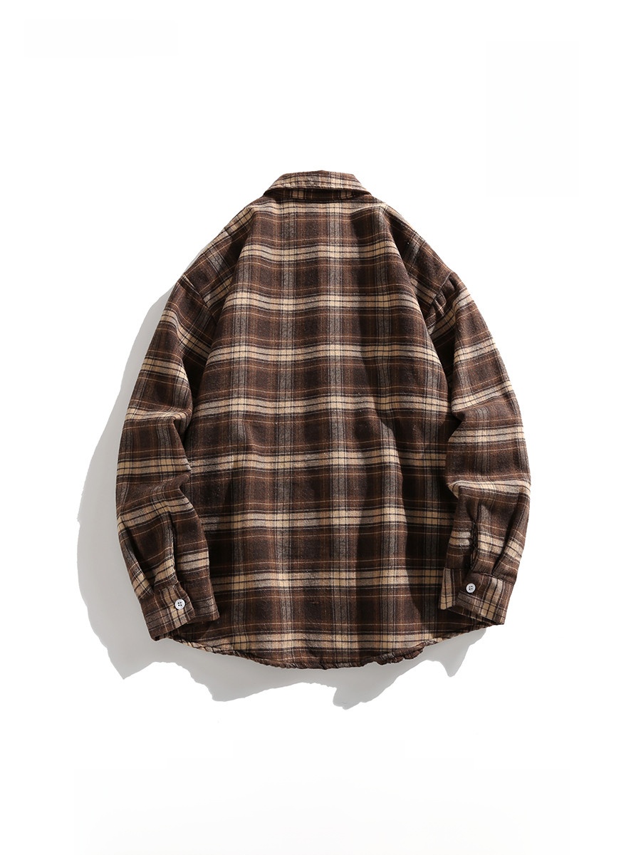 Boyue Men's Plaid Flannel Shir - Flannel Shirt Lined ulasan dan harga