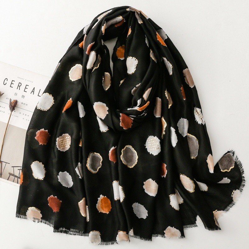 Winter Lurex Glitter Circle Do - Shawl Wrap Winter ulasan dan harga
