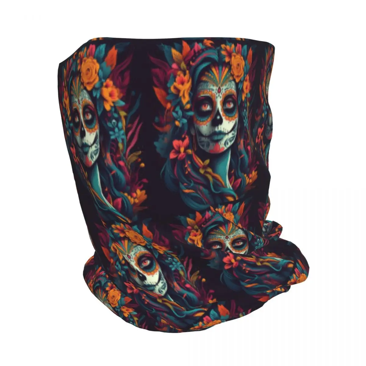 Mexican Catrina Girl Day Of Th - Knit Beanie Hat Warm ulasan dan harga