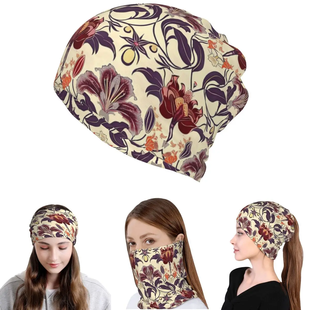 William Morris Bullerswood Ban - Knit Beanie Hat Warm ulasan dan harga