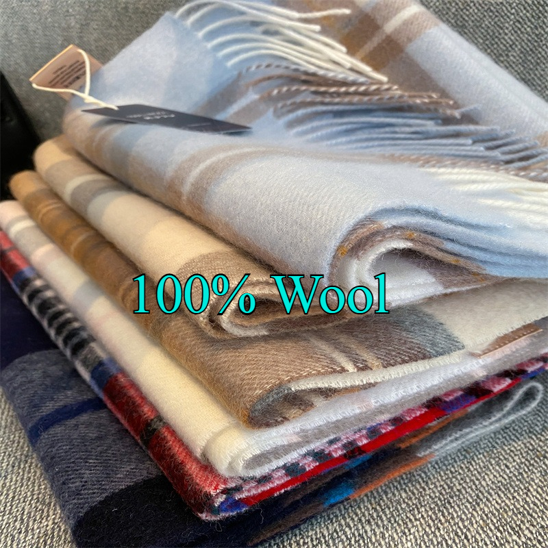 Winter 100% Merino Wool Scarf  - Wool Scarf Men ulasan dan harga