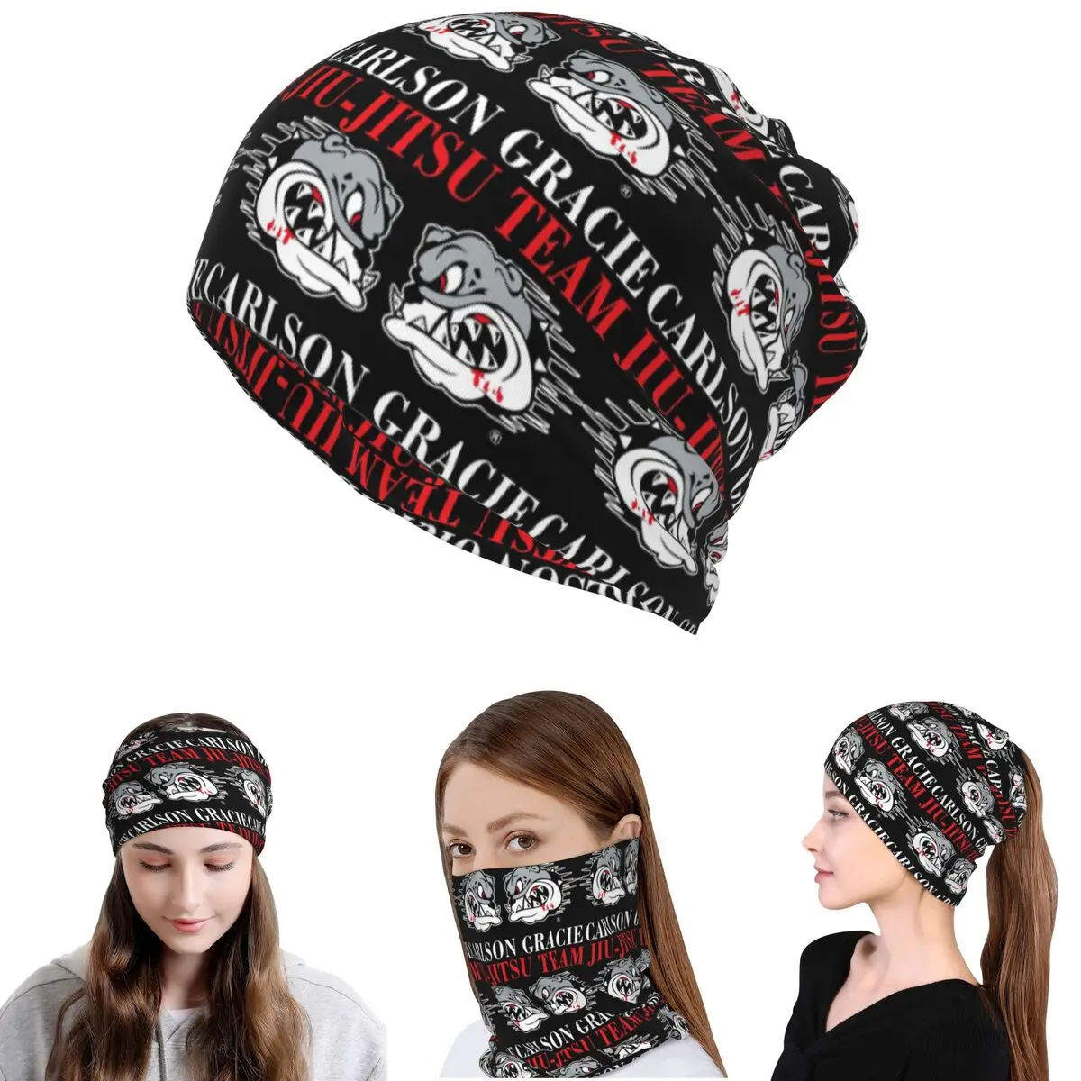 Carlson Gracie Jiu-Jitsu Team  - Knit Beanie Hat Warm ulasan dan harga