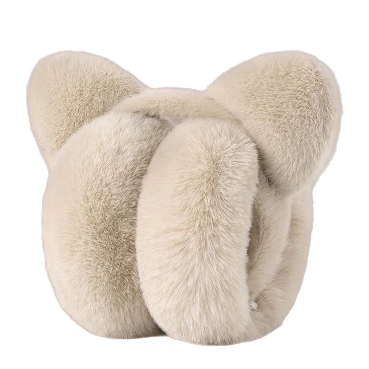 Cat ears foldable earmuffs plu - Earmuffs Foldable ulasan dan harga