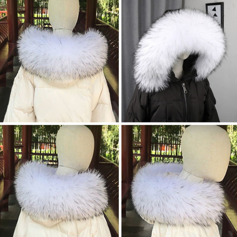 100% Real Fur Collar Coat Wint - Shawl Wrap Winter ulasan dan harga