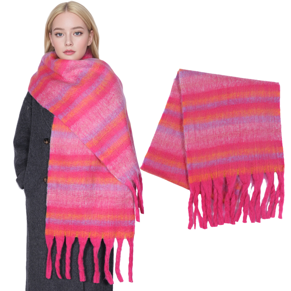 Winter Scarf for Women Cashmer - Cashmere Pashmina Wrap ulasan dan harga
