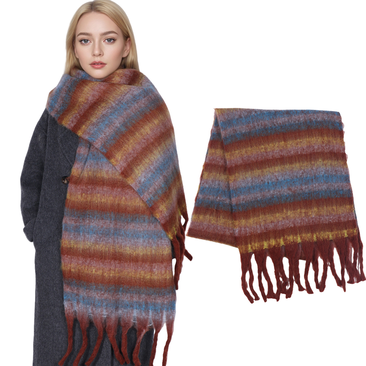 Winter Scarf for Women Cashmer - Cashmere Pashmina Wrap ulasan dan harga
