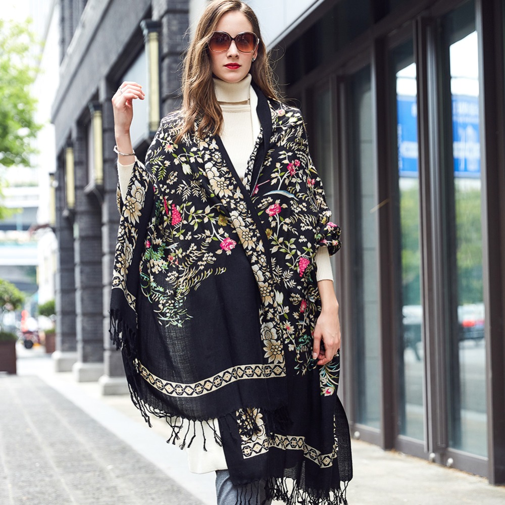 Luxury Brand Scarf Female Male - Cashmere Pashmina Wrap ulasan dan harga