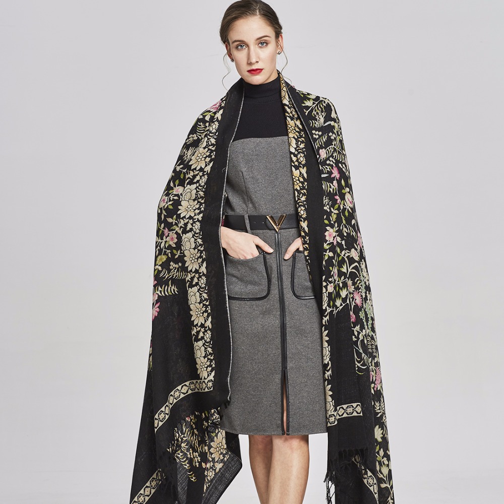 Luxury Brand Scarf Female Male - Cashmere Pashmina Wrap ulasan dan harga