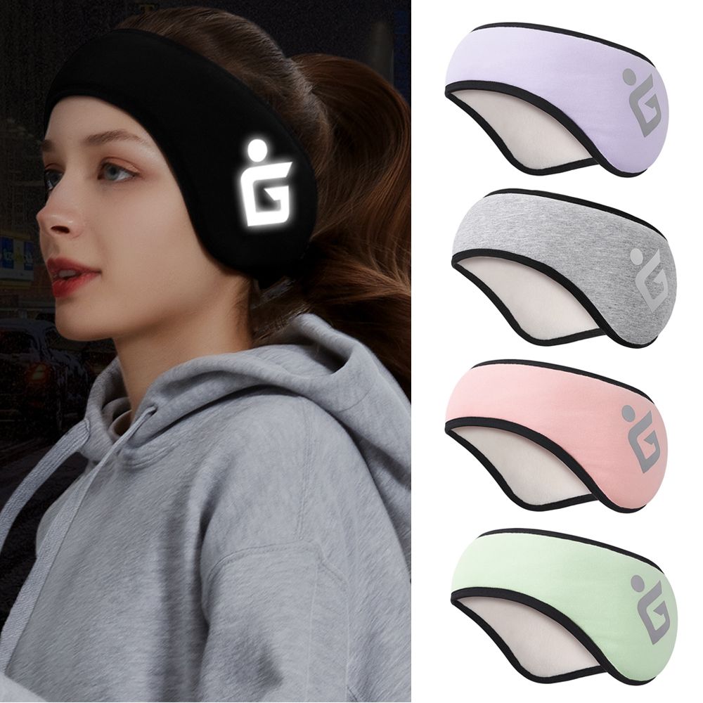 Windproof Men/Women Hair Bands - Fleece Ear Warmer Band ulasan dan harga