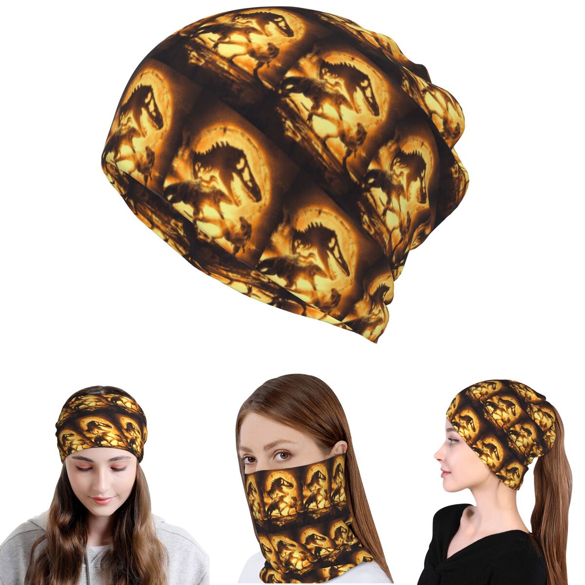 Jurassics Park Jurassics World - Knit Beanie Hat Warm ulasan dan harga